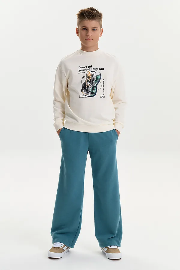 Свитшот PELICAN, молочный - фото 2