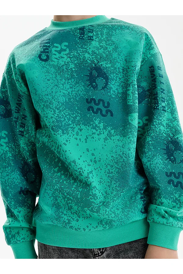 Свитшот PELICAN, ментол - фото 2