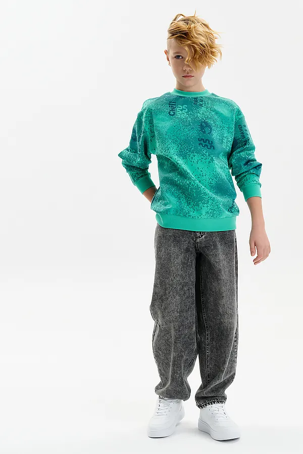 Свитшот PELICAN, ментол - фото 2