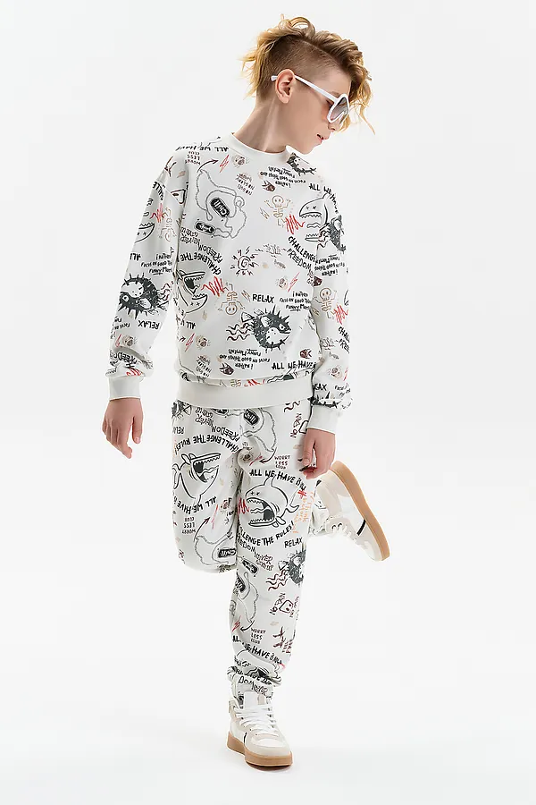 свитшот PELICAN, молочный - фото 2