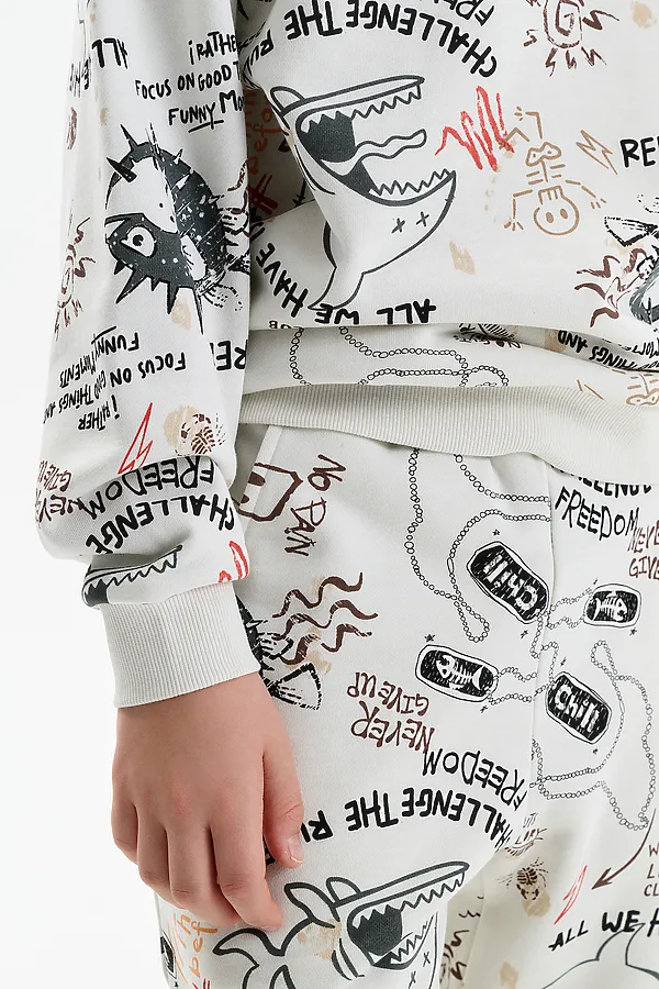 свитшот PELICAN, молочный - фото 2