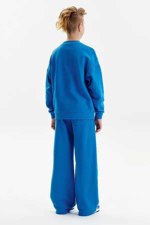 Толстовка для мальчиков PELICAN, лазурный - фото 2