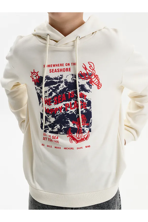 Худи PELICAN, молочный - фото 2