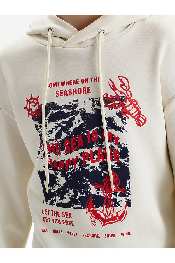 Худи PELICAN, молочный - фото 2