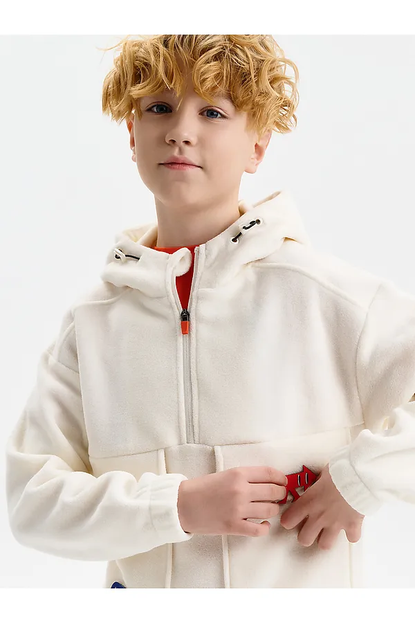 Толстовка PELICAN, молочный - фото 2