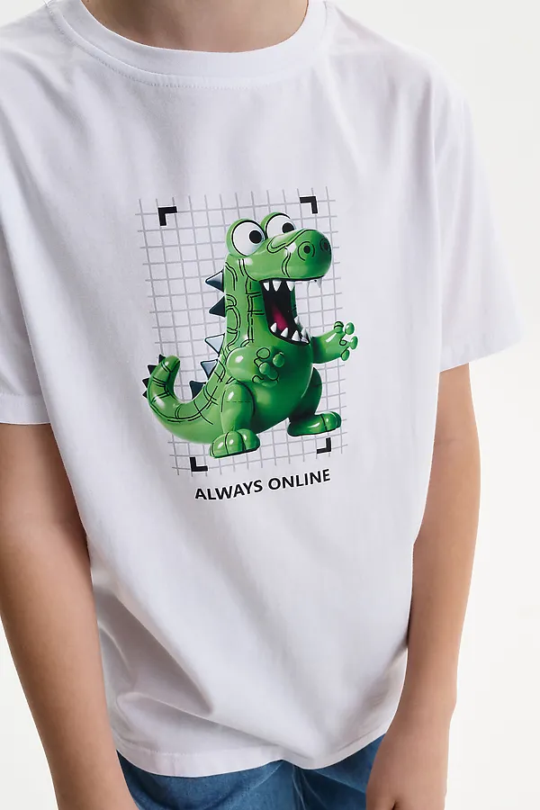 Футболка для мальчиков PELICAN, белый - фото 2