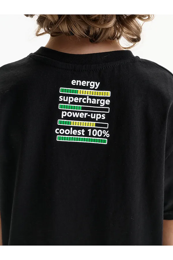 Футболка для мальчиков PELICAN, черный - фото 2