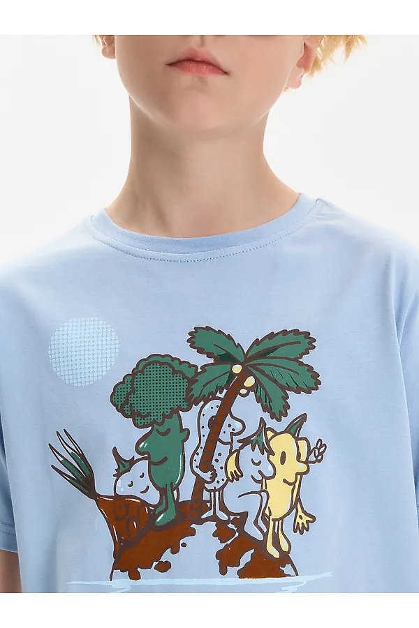 Футболка для мальчиков PELICAN, лед - фото 2