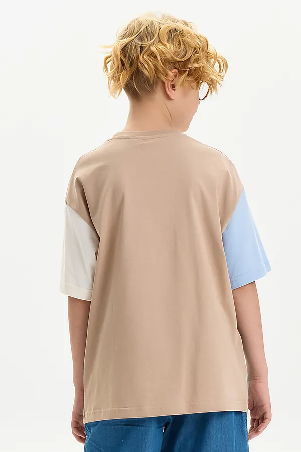 Футболка для мальчиков PELICAN, песочный - фото 2