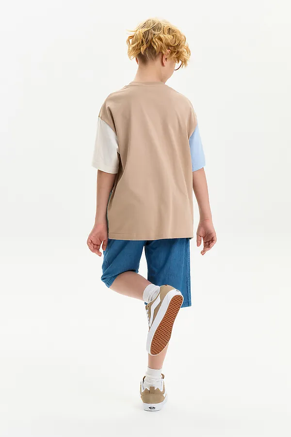 Футболка для мальчиков PELICAN, песочный - фото 2