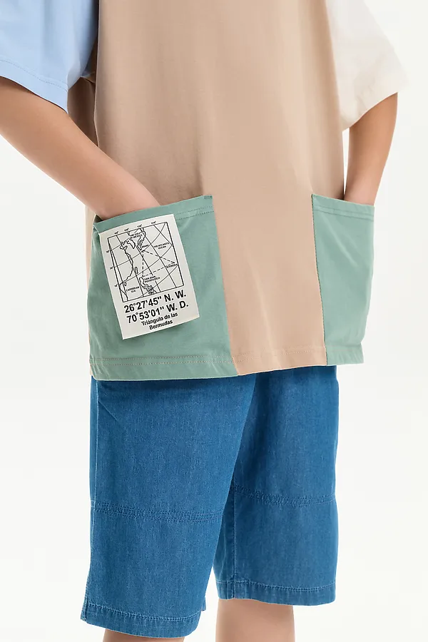 Футболка для мальчиков PELICAN, песочный - фото 2