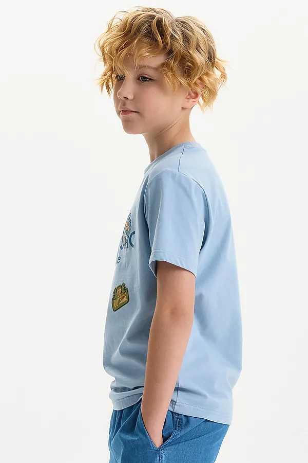 Футболка для мальчиков PELICAN, лед - фото 2