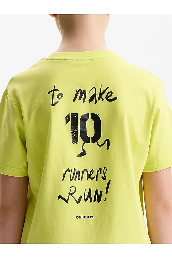 Футболка для мальчиков PELICAN, яблочный - фото 2