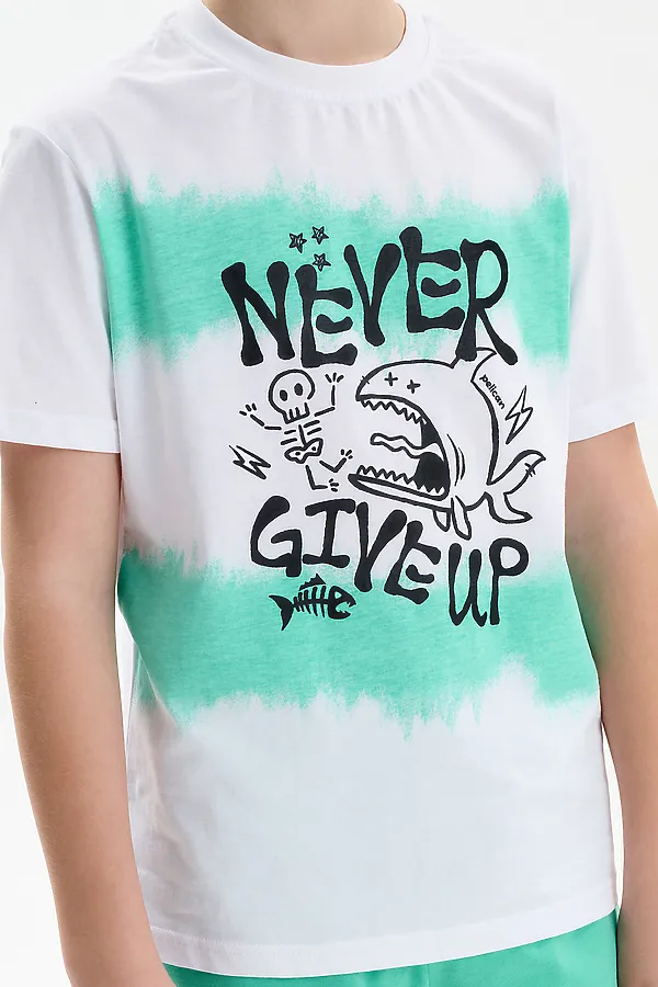 Футболка для мальчиков PELICAN, белый - фото 2