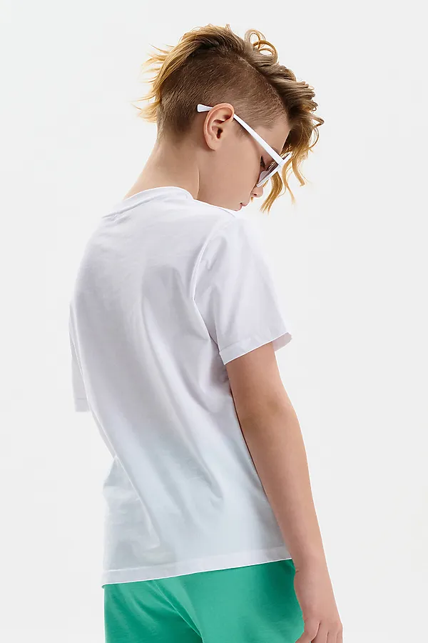 Футболка для мальчиков PELICAN, белый - фото 2