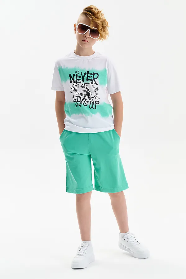 Футболка для мальчиков PELICAN, белый - фото 2