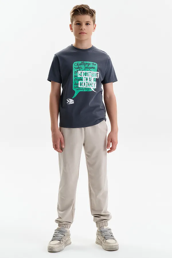 Футболка для мальчиков PELICAN, серый - фото 2