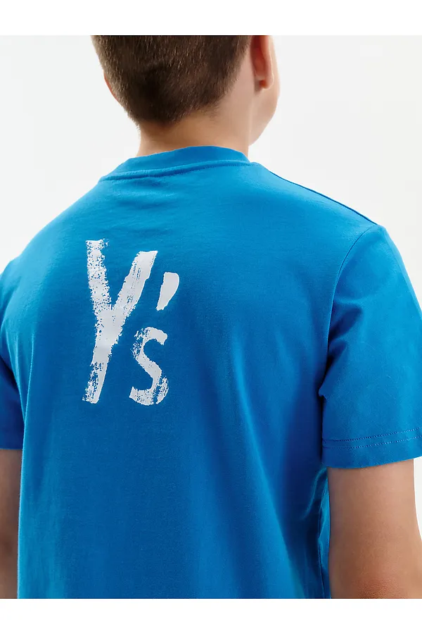 Футболка для мальчиков PELICAN, лазурный - фото 2