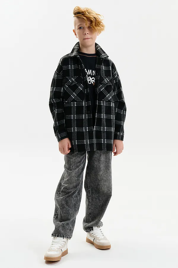 Футболка для мальчиков PELICAN, черный - фото 2