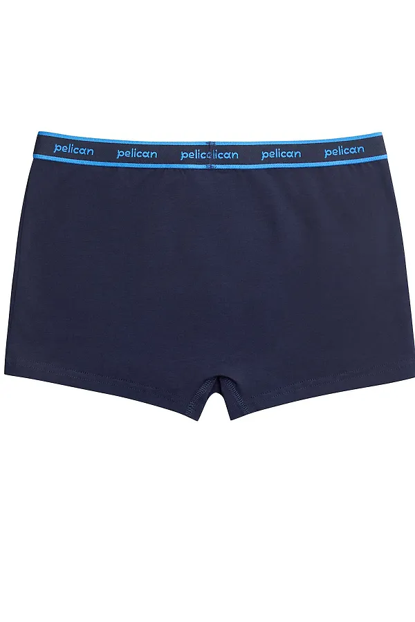 Набор трусов для мальчиков PELICAN, синий/джинс/темно-зеленый - фото 2