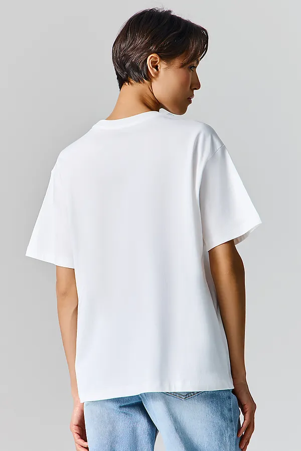 Футболка женская MARK FORMELLE, белый +печать19 - фото 2