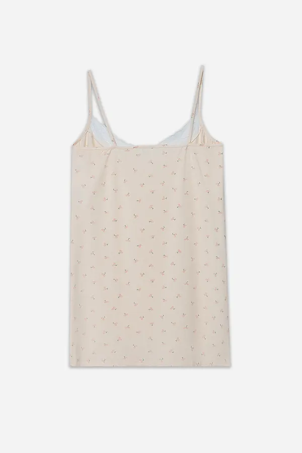 Сорочка ночная женская MARK FORMELLE, персиковые вишенки на молочном - фото 2