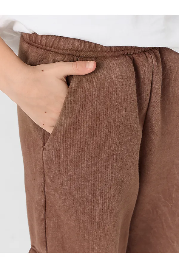 Брюки для мальчиков MARK FORMELLE, acid wash коричневый - фото 2