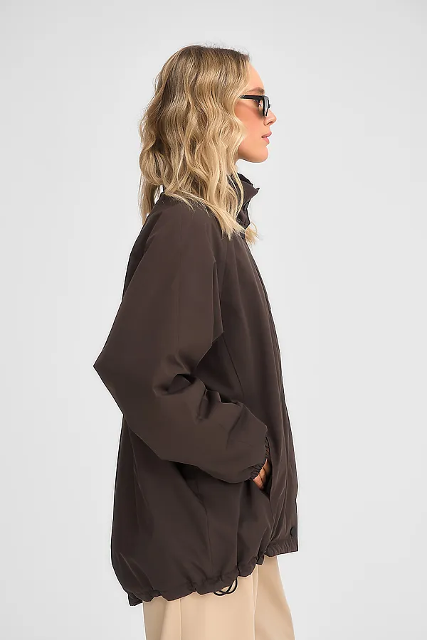 Куртка женская HOOPS, коричневый - фото 2