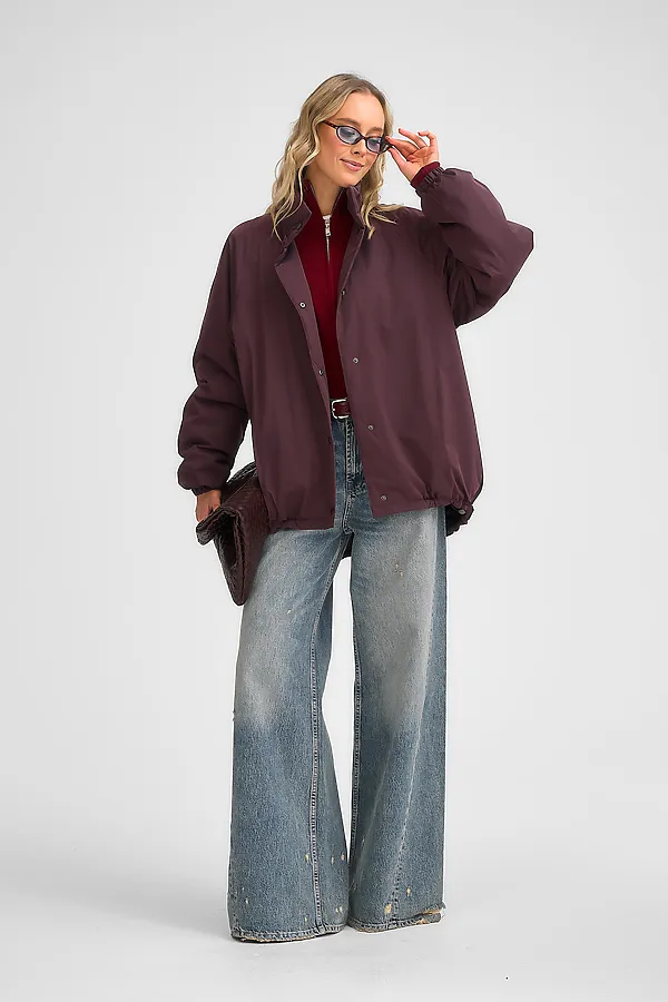 Куртка женская HOOPS, винный - фото 2