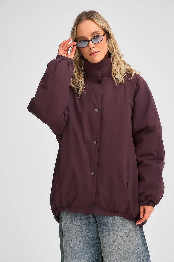 Куртка женская HOOPS, винный - фото 2