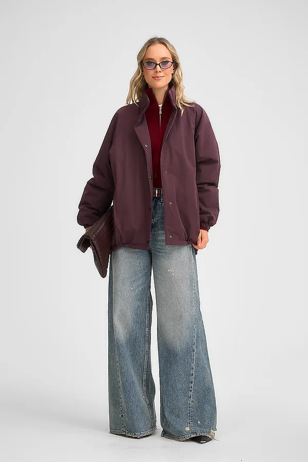 Куртка женская HOOPS, винный - фото 2