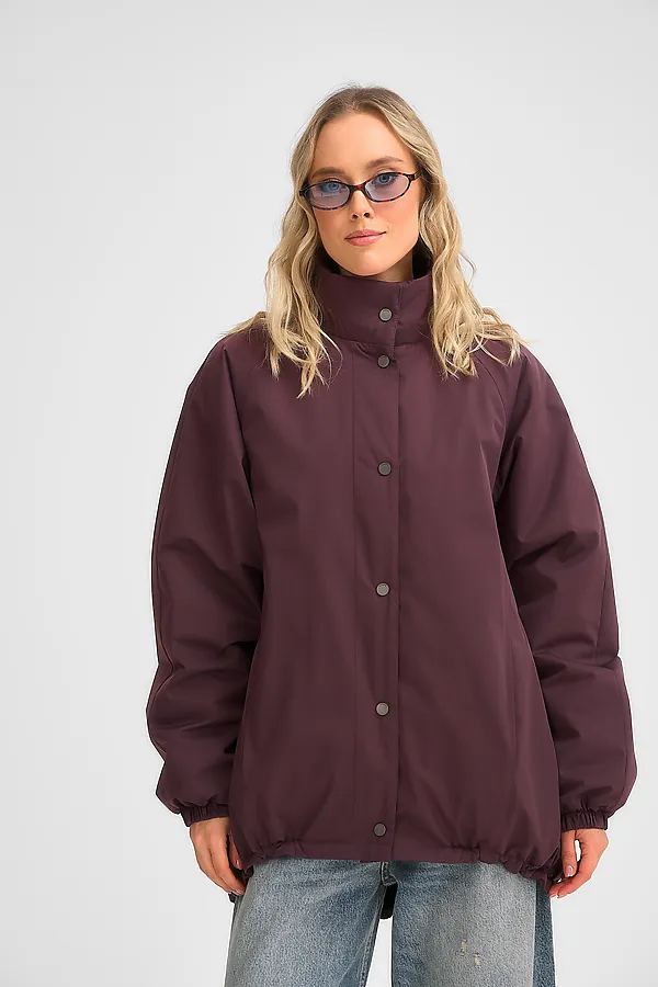 Куртка женская HOOPS, винный - фото 2