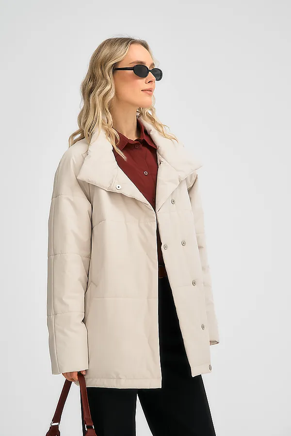 Плащ женский HOOPS, светло-бежевый - фото 2