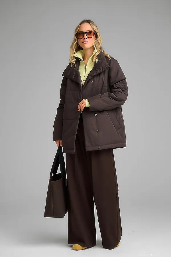 Плащ женский HOOPS, коричневый - фото 2