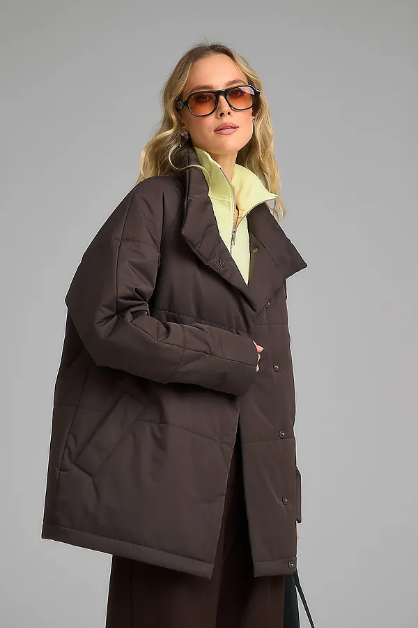 Плащ женский HOOPS, коричневый - фото 2