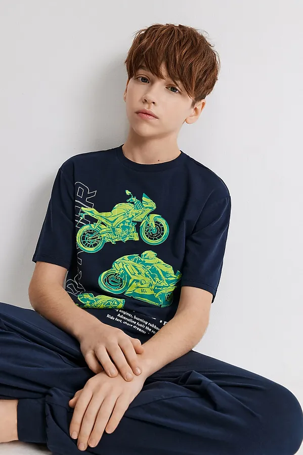 Пижама ACOOLA, темно-синий - фото 2