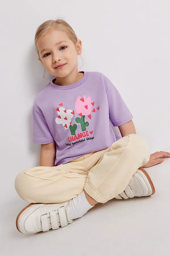 Футболка ACOOLA, сиреневый - фото 2