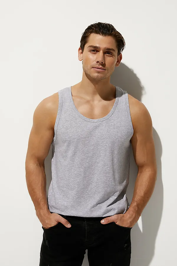 Майки OMSA, grigio chiaro melange (серый) - фото 2