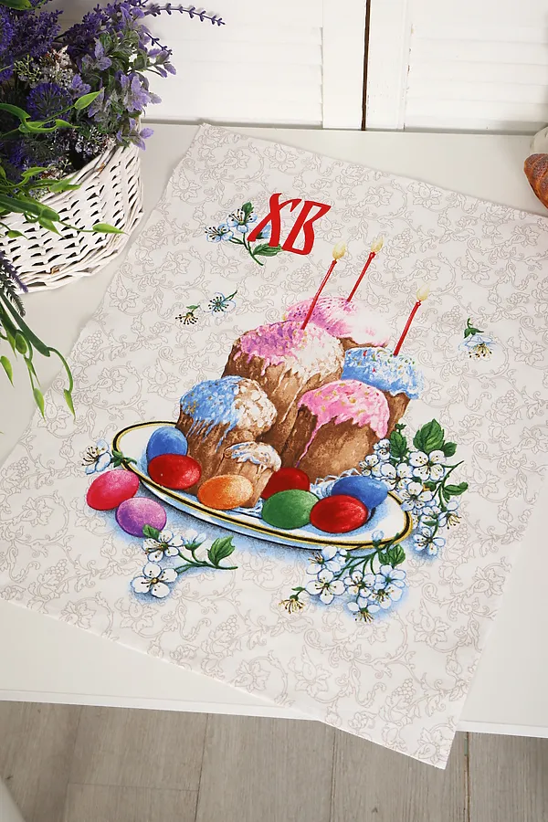 Полотенце 32598 НАТАЛИ, бежевый - фото 2