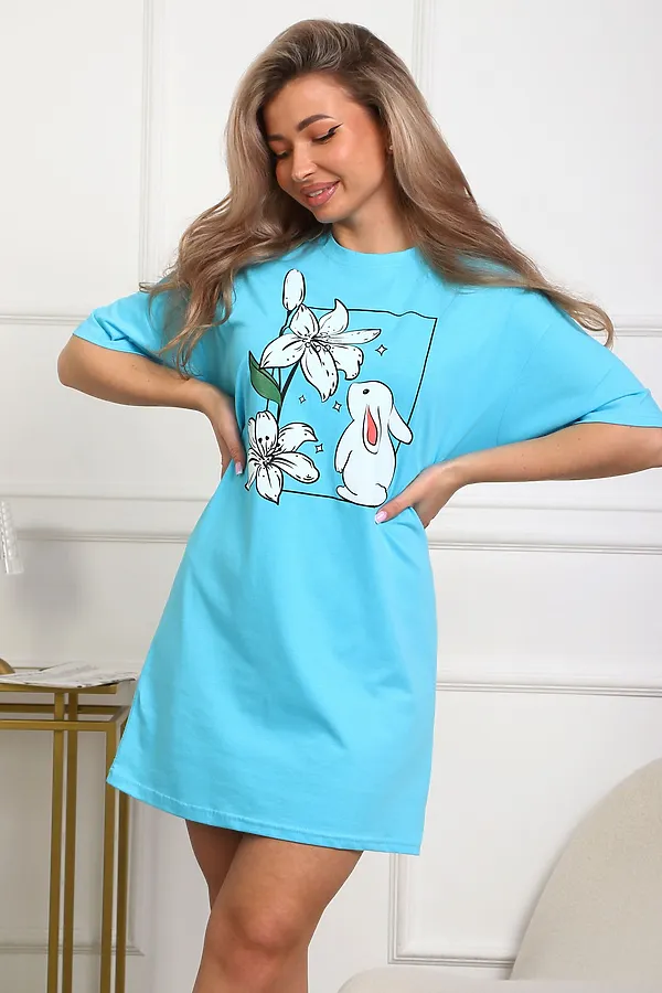 Туника 29532 НАТАЛИ, бирюзовый - фото 2