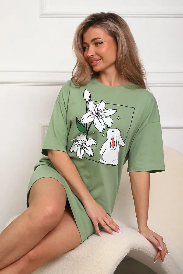 Туника 29532 НАТАЛИ, оливковый - фото 2