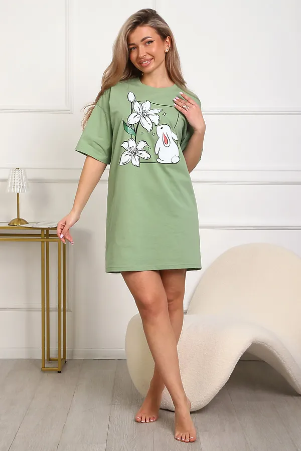 Туника 29532 НАТАЛИ, оливковый - фото 2