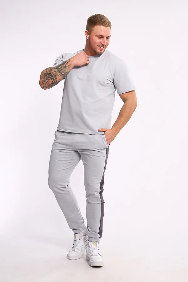 Костюм с брюками 35282 НАТАЛИ, серый - фото 2