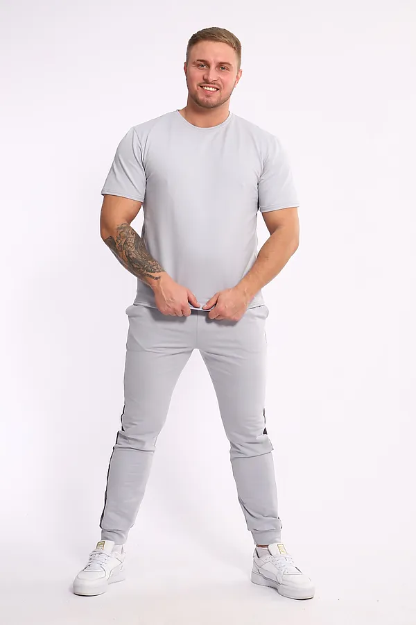 Костюм с брюками 35282 НАТАЛИ, серый - фото 2