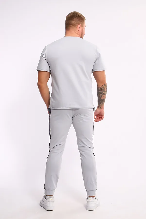 Костюм с брюками 35282 НАТАЛИ, серый - фото 2