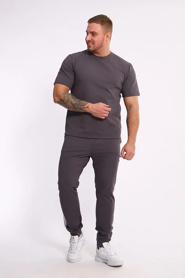 Костюм с брюками 35282 НАТАЛИ, антрацит - фото 2