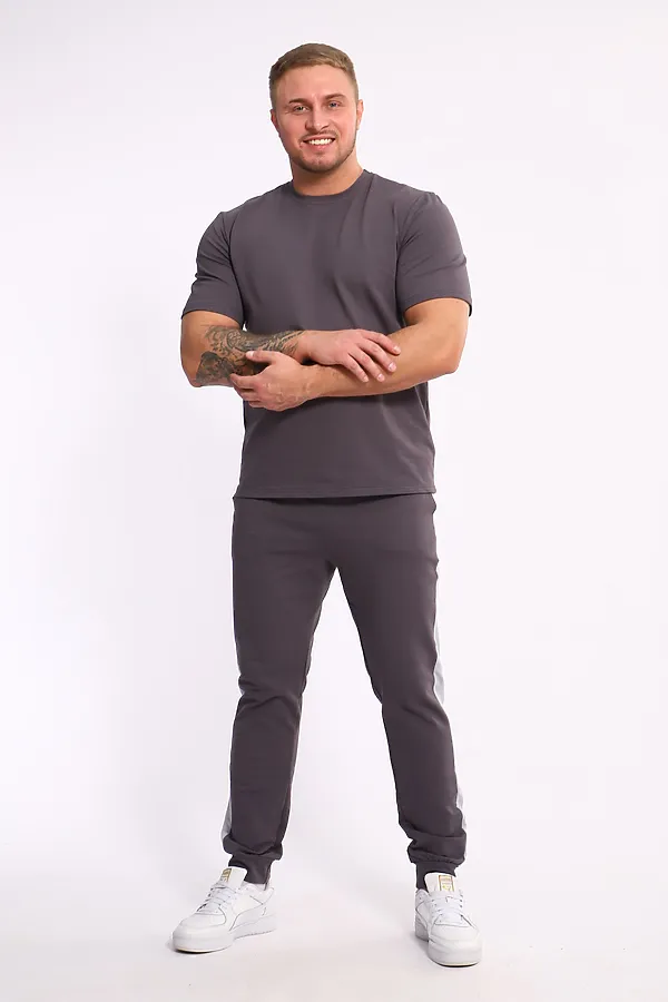 Костюм с брюками 35282 НАТАЛИ, антрацит - фото 2