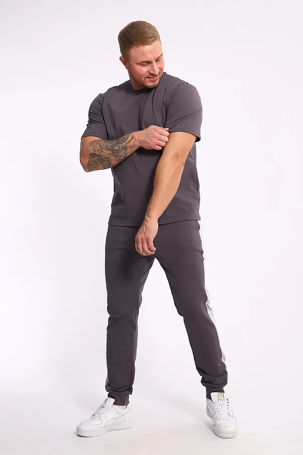 Костюм с брюками 35282 НАТАЛИ, антрацит - фото 2