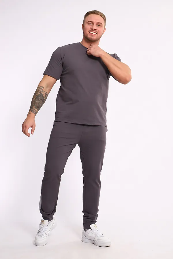 Костюм с брюками 35282 НАТАЛИ, антрацит - фото 2