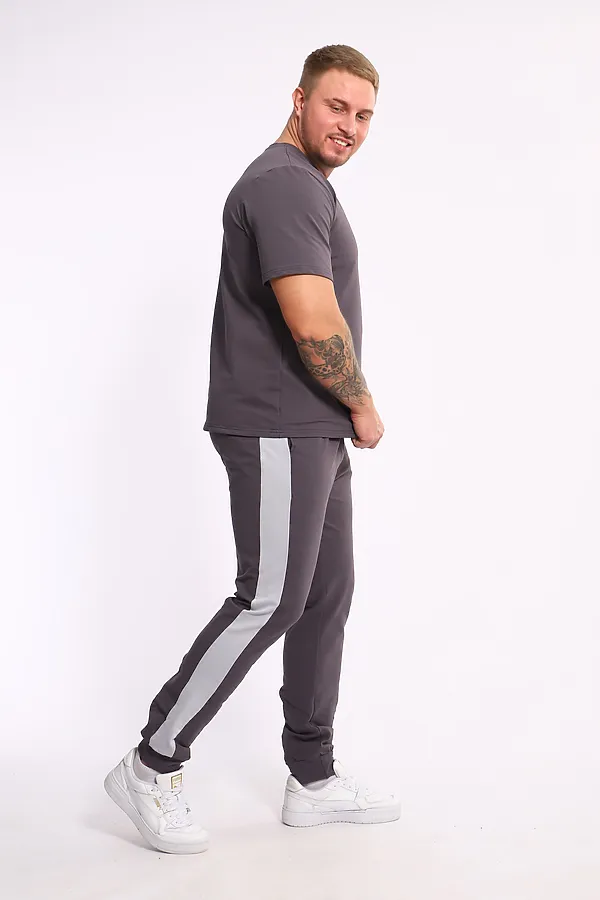 Костюм с брюками 35282 НАТАЛИ, антрацит - фото 2